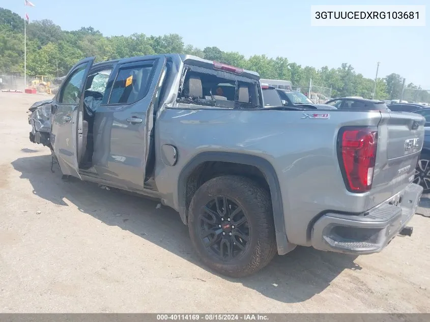 2024 GMC Sierra 1500 Elevation VIN: 3GTUUCEDXRG103681 Lot: 40114169