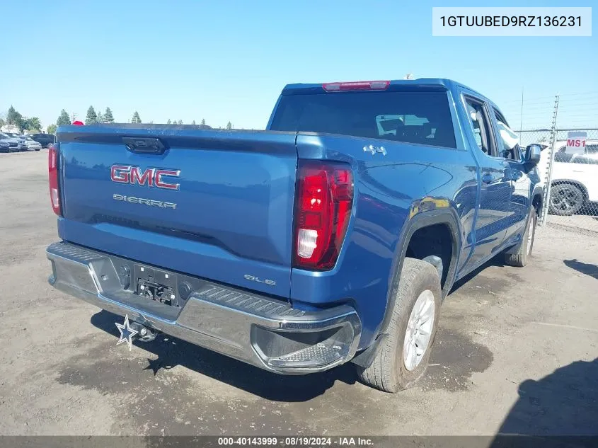 1GTUUBED9RZ136231 2024 GMC Sierra 1500 4Wd Short Box Sle