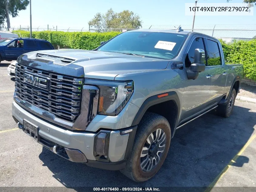 2024 GMC Sierra 2500Hd 4Wd Standard Bed Denali Ultimate VIN: 1GT49XEY2RF279072 Lot: 40176450