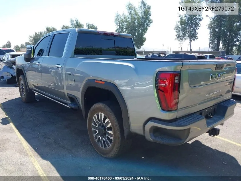 2024 GMC Sierra 2500Hd 4Wd Standard Bed Denali Ultimate VIN: 1GT49XEY2RF279072 Lot: 40176450