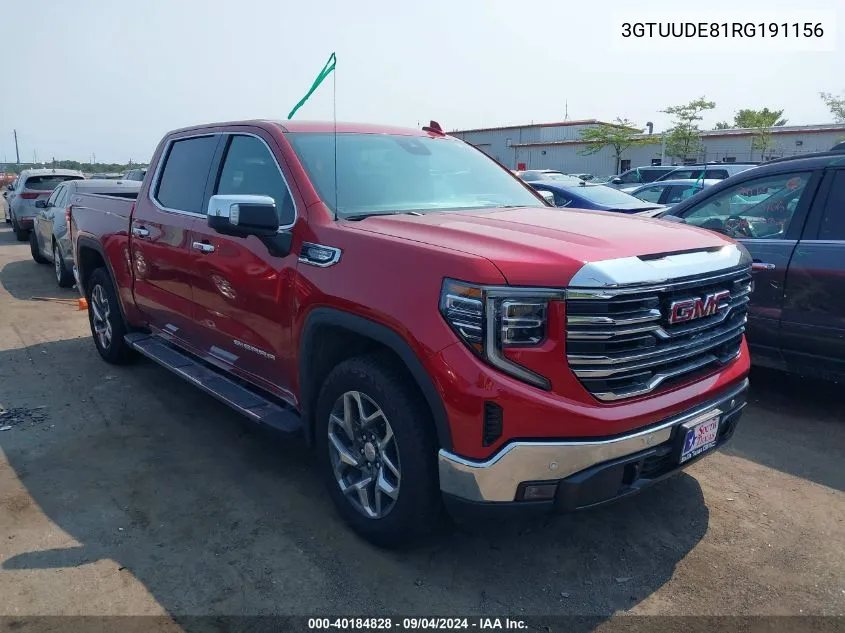 2024 GMC Sierra 1500 K1500 Slt VIN: 3GTUUDE81RG191156 Lot: 40184828