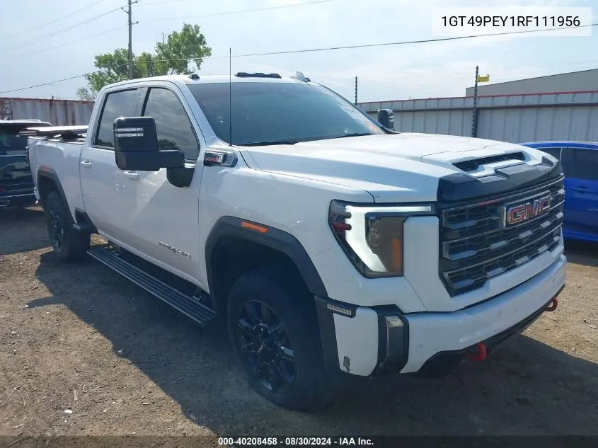 2024 GMC Sierra 2500Hd 4Wd Standard Bed At4 VIN: 1GT49PEY1RF111956 Lot: 40208458