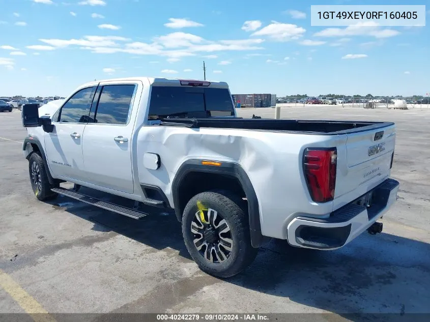 2024 GMC Sierra 2500Hd 4Wd Standard Bed Denali Ultimate VIN: 1GT49XEY0RF160405 Lot: 40242279