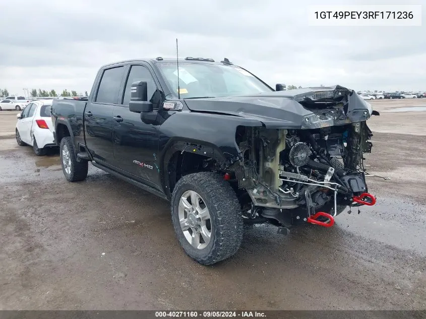 2024 GMC Sierra 2500Hd 4Wd Standard Bed At4 VIN: 1GT49PEY3RF171236 Lot: 40271160