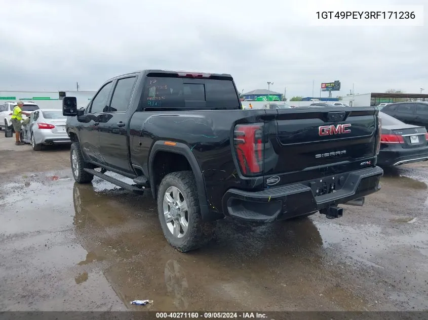 2024 GMC Sierra 2500Hd 4Wd Standard Bed At4 VIN: 1GT49PEY3RF171236 Lot: 40271160