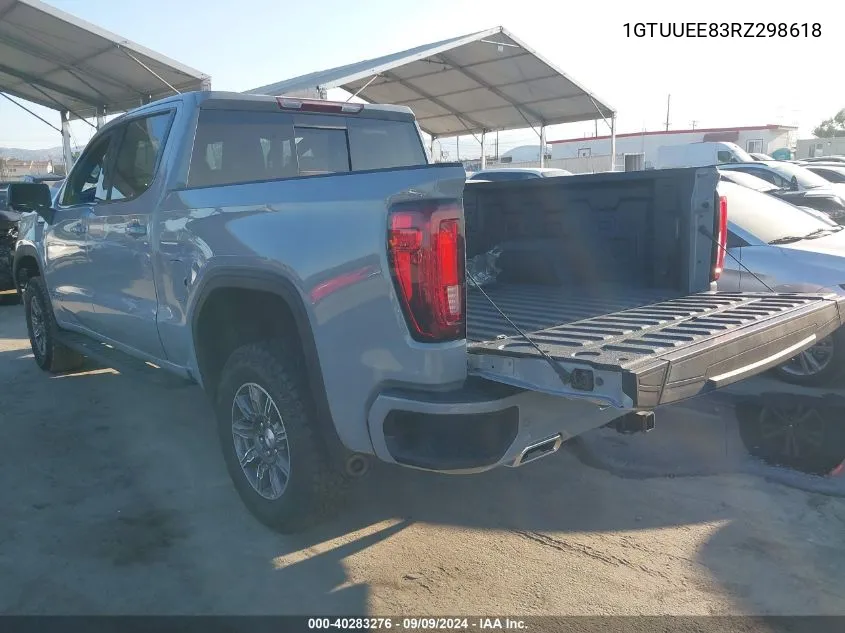 2024 GMC Sierra 1500 4Wd Short Box At4 VIN: 1GTUUEE83RZ298618 Lot: 40283276