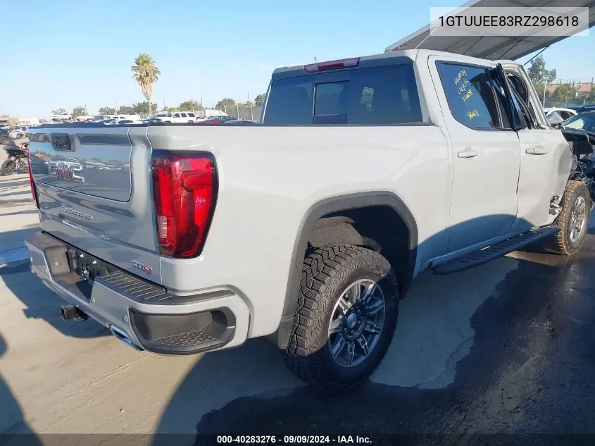 2024 GMC Sierra 1500 4Wd Short Box At4 VIN: 1GTUUEE83RZ298618 Lot: 40283276