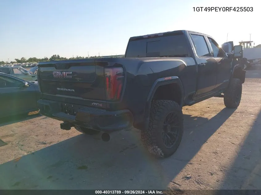 1GT49PEY0RF425503 2024 GMC Sierra 2500Hd 4Wd Standard Bed At4