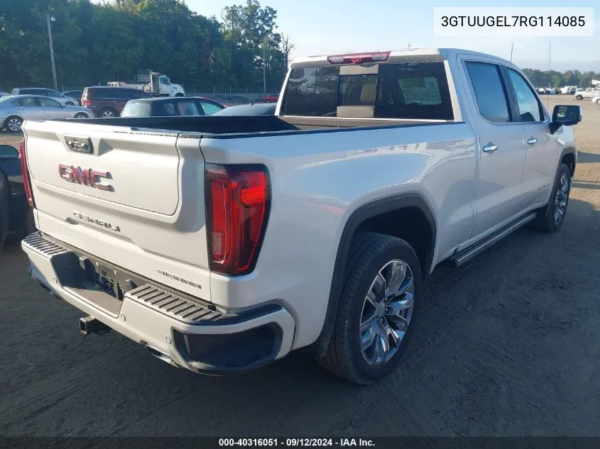 2024 GMC Sierra 1500 K1500 Denali VIN: 3GTUUGEL7RG114085 Lot: 40316051