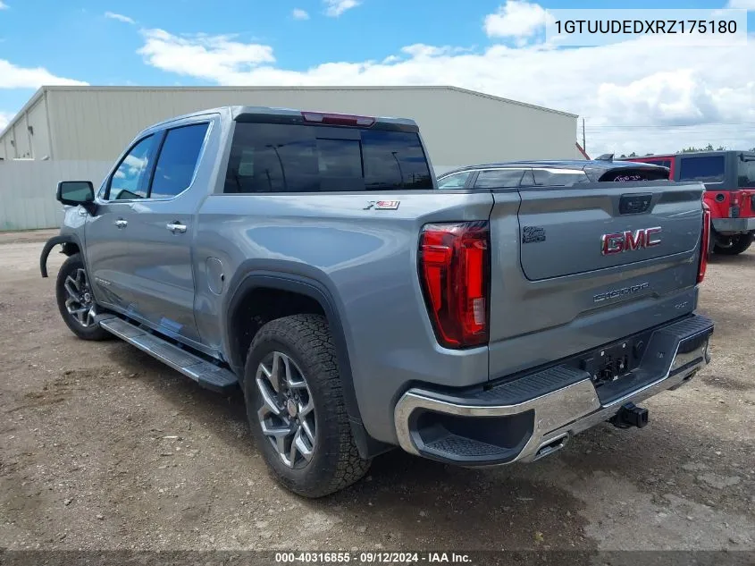 2024 GMC Sierra 1500 4Wd Short Box Slt VIN: 1GTUUDEDXRZ175180 Lot: 40316855