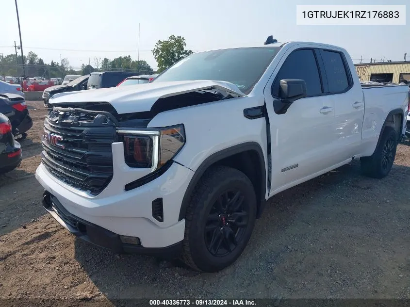 2024 GMC Sierra 1500 4Wd Double Cab Standard Box Elevation With 3Vl VIN: 1GTRUJEK1RZ176883 Lot: 40336773