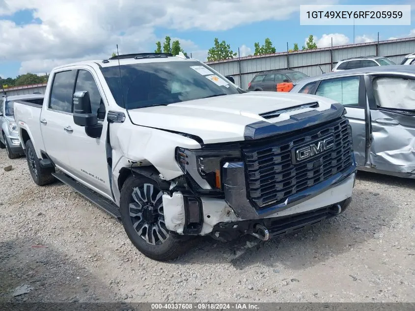 2024 GMC Sierra 2500Hd 4Wd Standard Bed Denali Ultimate VIN: 1GT49XEY6RF205959 Lot: 40337608