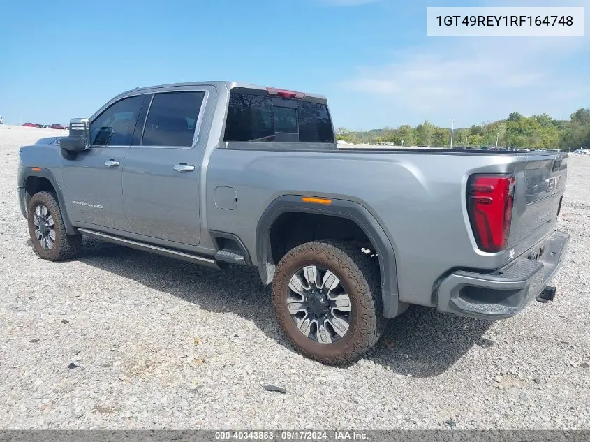 2024 GMC Sierra 2500Hd 4Wd Standard Bed Denali VIN: 1GT49REY1RF164748 Lot: 40343883