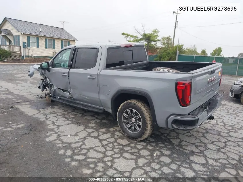 2024 GMC Sierra K1500 At4 VIN: 3GTUUEEL5RG278696 Lot: 40352582