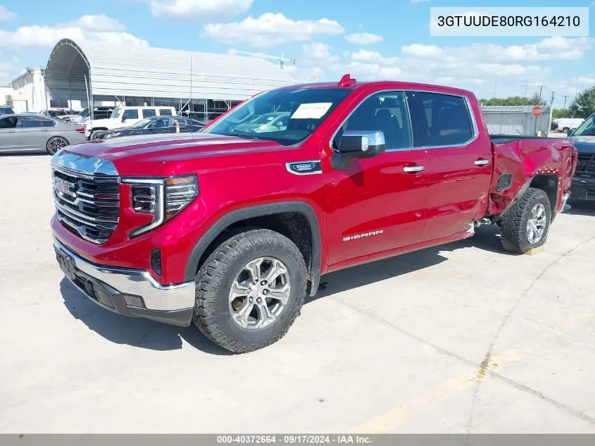 2024 GMC Sierra 1500 4Wd Standard Box Slt VIN: 3GTUUDE80RG164210 Lot: 40372664