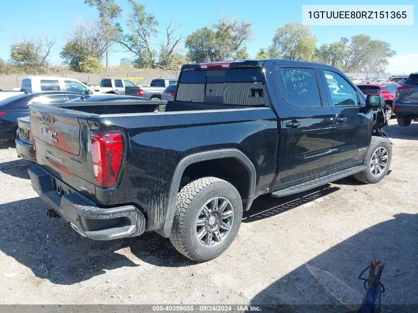 1GTUUEE80RZ151365 2024 GMC Sierra 1500 K1500 At4