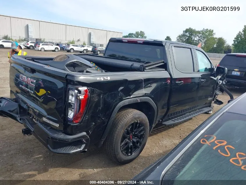 2024 GMC Sierra 1500 4Wd Short Box Elevation With 3Vl VIN: 3GTPUJEK0RG201599 Lot: 40404396