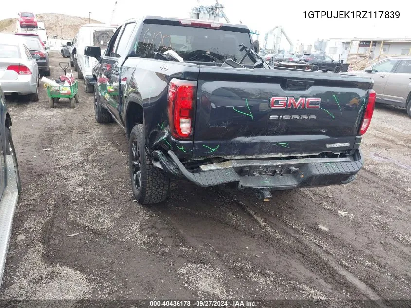 2024 GMC Sierra 1500 4Wd Short Box Elevation With 3Vl VIN: 1GTPUJEK1RZ117839 Lot: 40436178