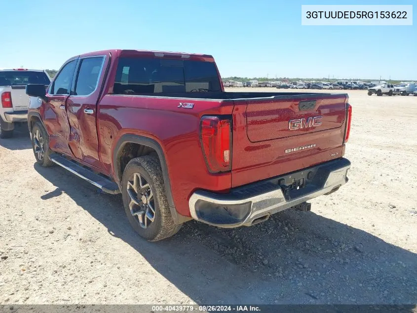 2024 GMC Sierra 1500 K1500 Slt VIN: 3GTUUDED5RG153622 Lot: 40439779