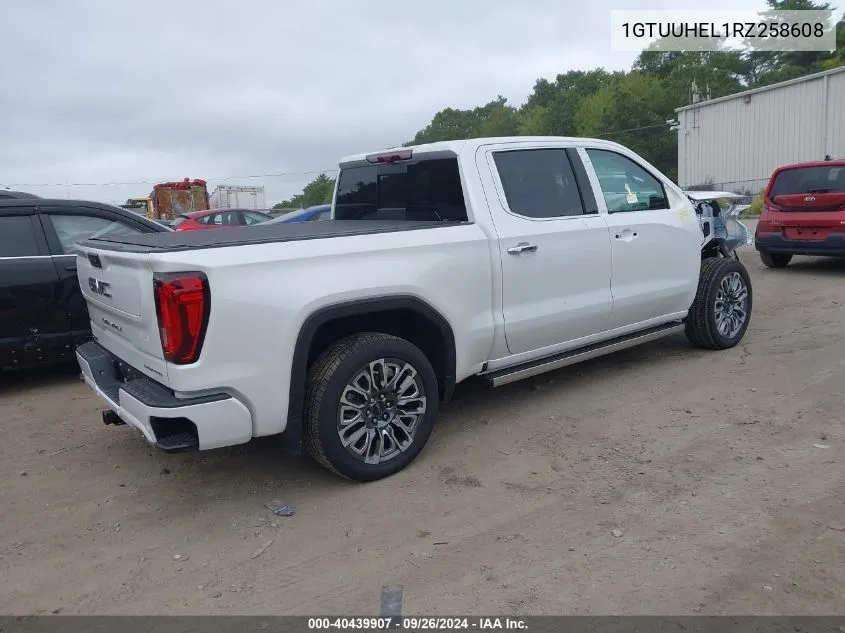 2024 GMC Sierra 1500 4Wd Short Box Denali Ultimate VIN: 1GTUUHEL1RZ258608 Lot: 40439907