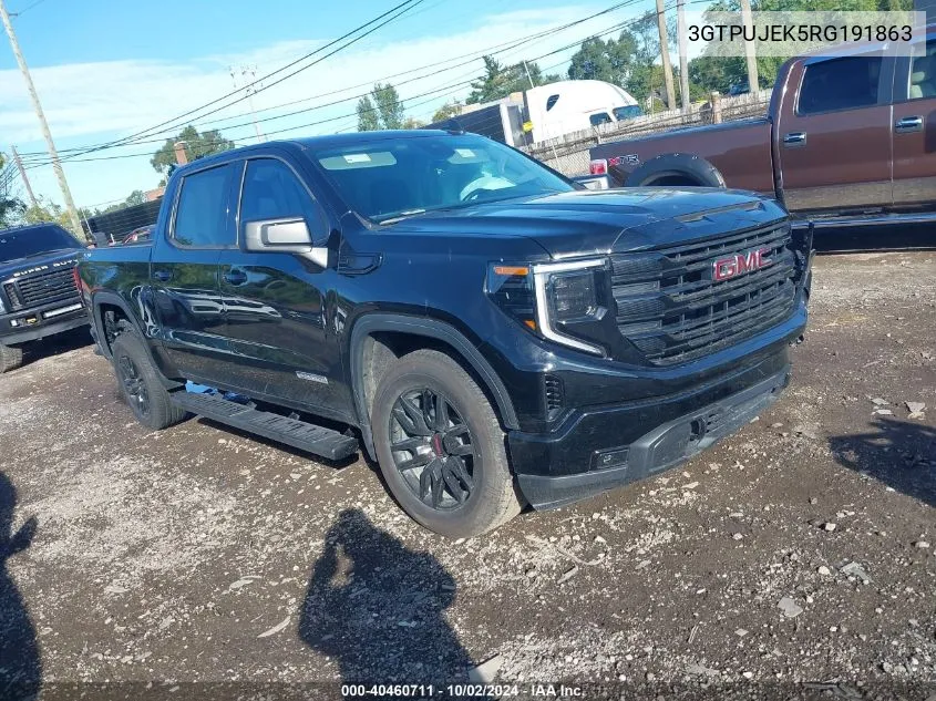 2024 GMC Sierra 1500 4Wd Short Box Elevation With 3Vl VIN: 3GTPUJEK5RG191863 Lot: 40460711