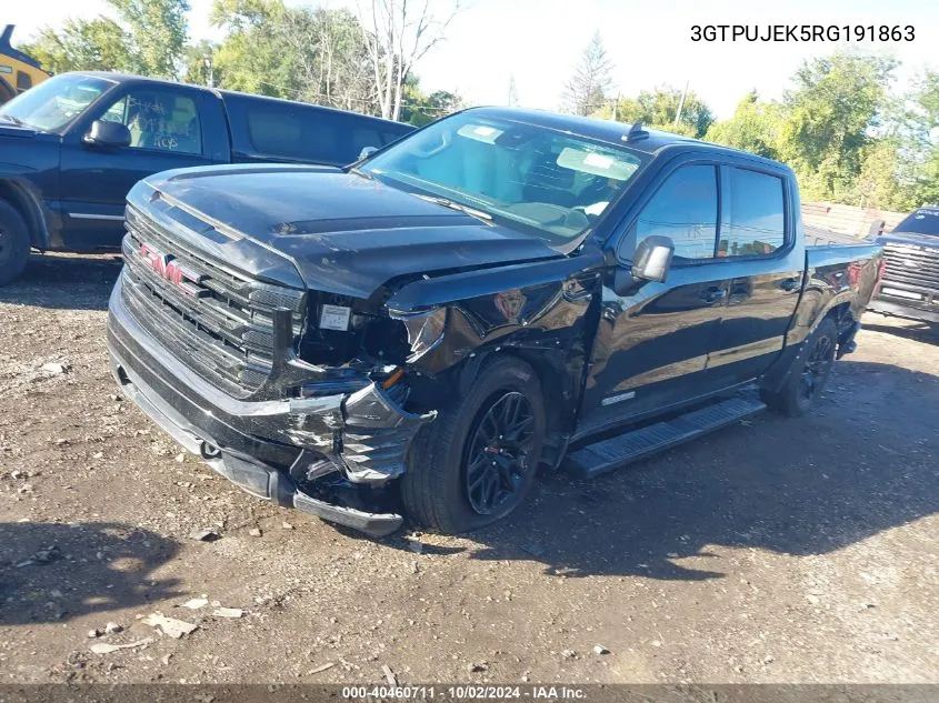 2024 GMC Sierra 1500 4Wd Short Box Elevation With 3Vl VIN: 3GTPUJEK5RG191863 Lot: 40460711