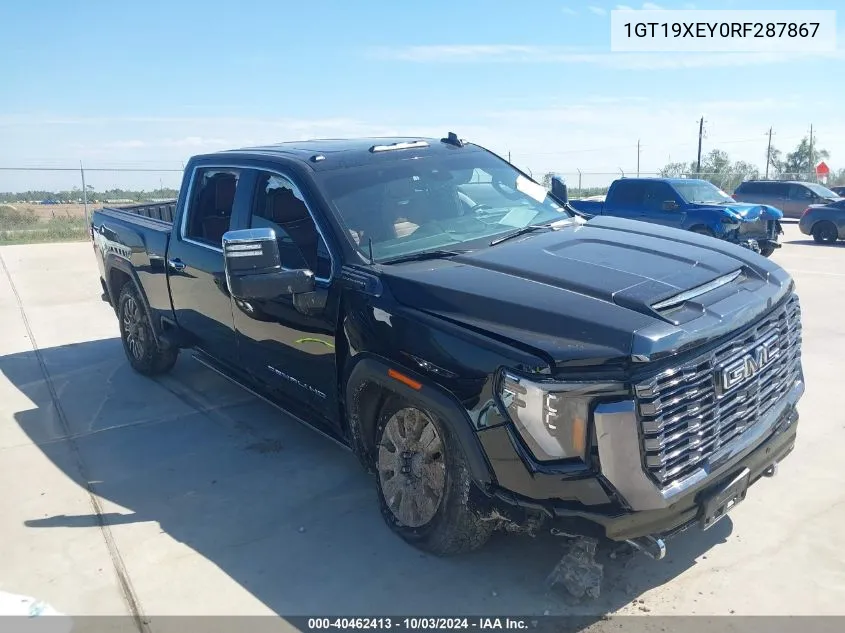 2024 GMC Sierra 2500Hd 4Wd Standard Bed Denali Ultimate VIN: 1GT19XEY0RF287867 Lot: 40507302