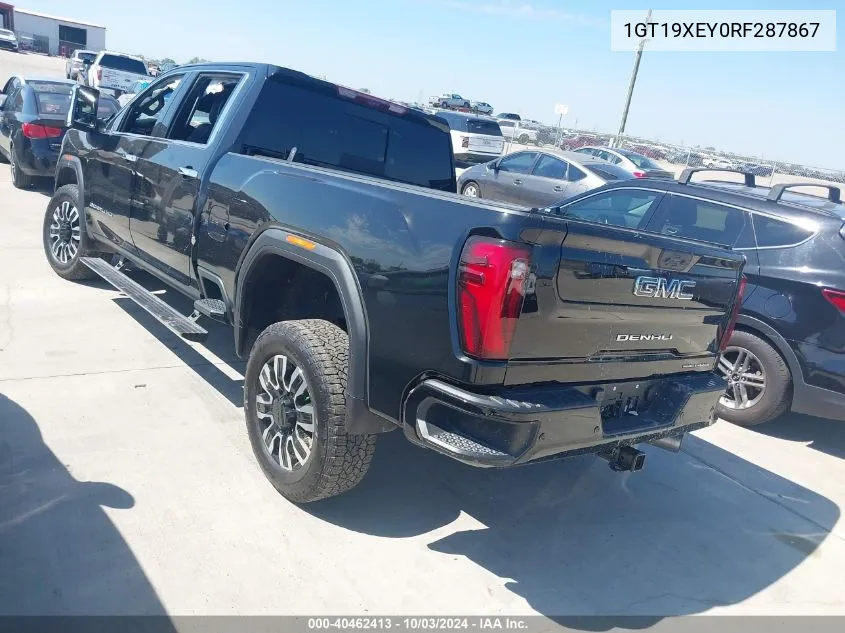 2024 GMC Sierra 2500Hd 4Wd Standard Bed Denali Ultimate VIN: 1GT19XEY0RF287867 Lot: 40507302