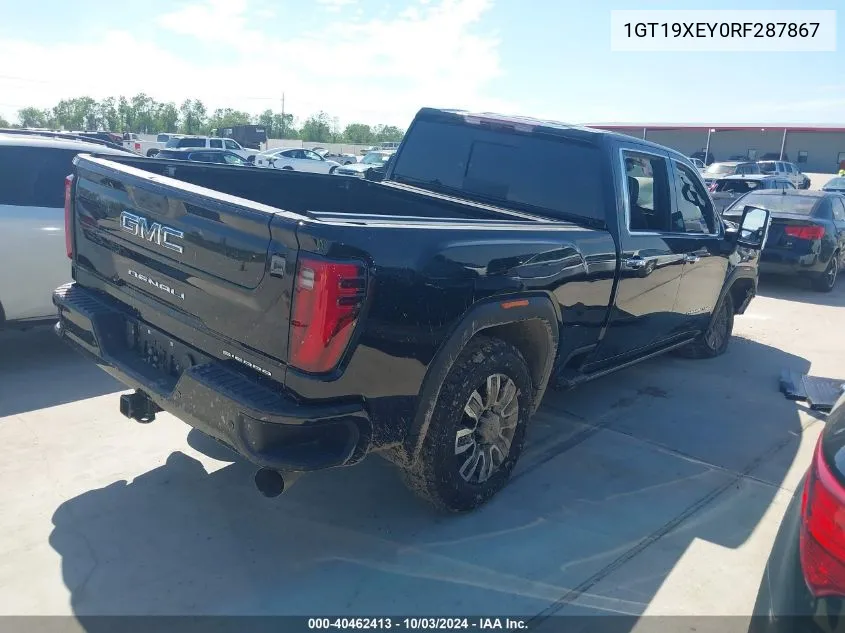 2024 GMC Sierra 2500Hd 4Wd Standard Bed Denali Ultimate VIN: 1GT19XEY0RF287867 Lot: 40507302