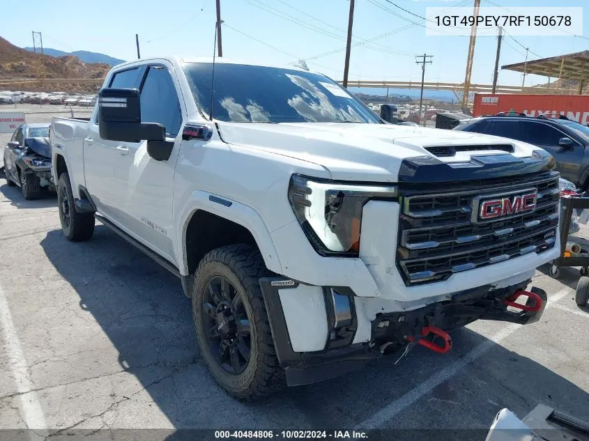 1GT49PEY7RF150678 2024 GMC Sierra 2500Hd 4Wd Standard Bed At4