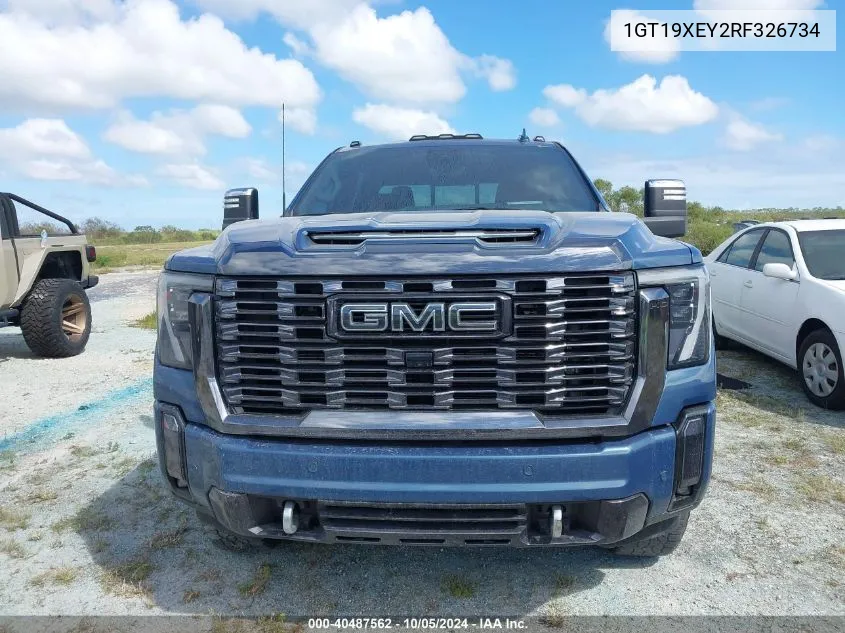 2024 GMC Sierra K2500 Denali Ultimate VIN: 1GT19XEY2RF326734 Lot: 40487562