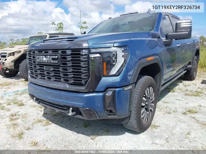 2024 GMC Sierra K2500 Denali Ultimate VIN: 1GT19XEY2RF326734 Lot: 40487562