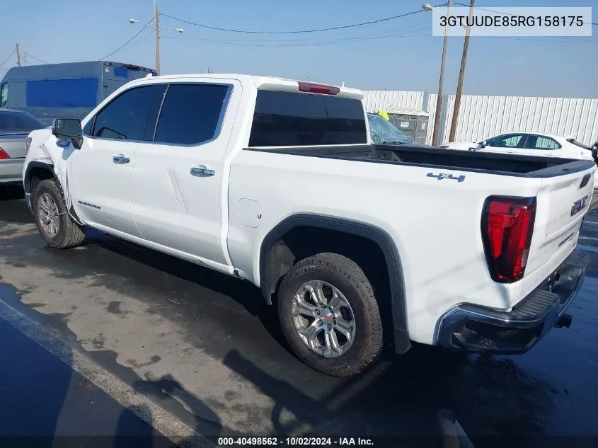 2024 GMC Sierra 1500 4Wd Short Box Slt VIN: 3GTUUDE85RG158175 Lot: 40498562