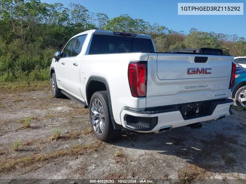 1GTPHGED3RZ115292 2024 GMC Sierra 1500 2Wd Short Box Denali