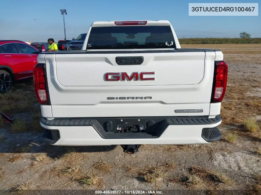 2024 GMC Sierra 1500 4Wd Short Box Elevation With 3Sb VIN: 3GTUUCED4RG100467 Lot: 40539077