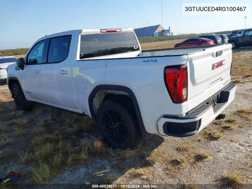 2024 GMC Sierra 1500 4Wd Short Box Elevation With 3Sb VIN: 3GTUUCED4RG100467 Lot: 40539077