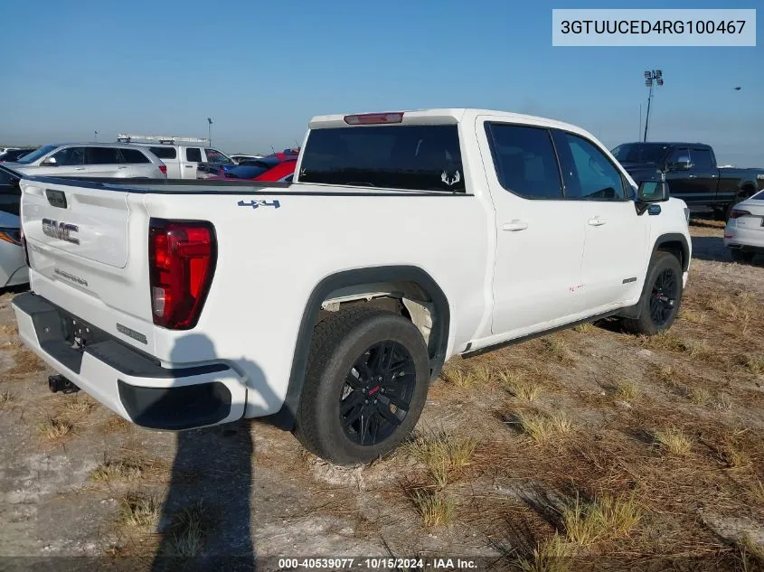 2024 GMC Sierra 1500 4Wd Short Box Elevation With 3Sb VIN: 3GTUUCED4RG100467 Lot: 40539077