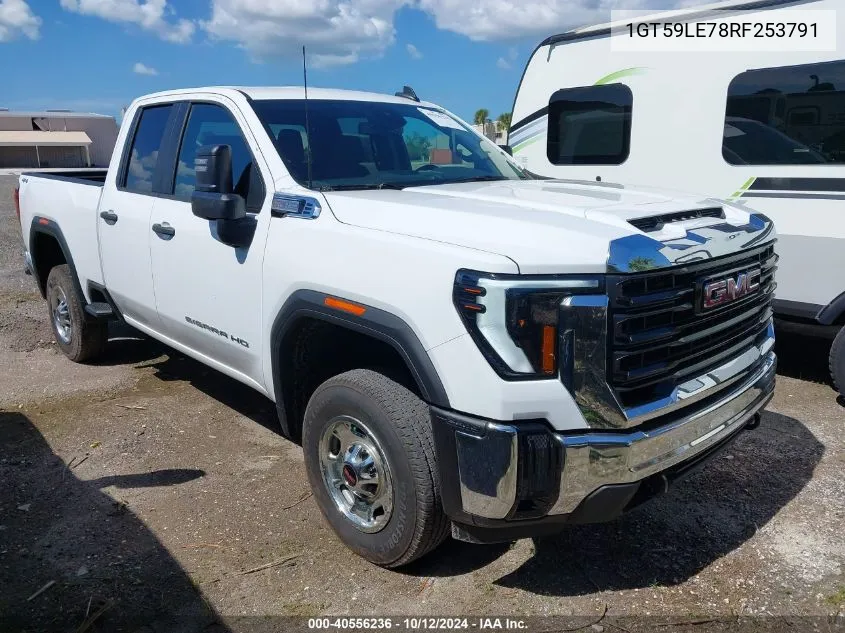 2024 GMC Sierra 2500Hd 4Wd Standard Bed Pro VIN: 1GT59LE78RF253791 Lot: 40556236