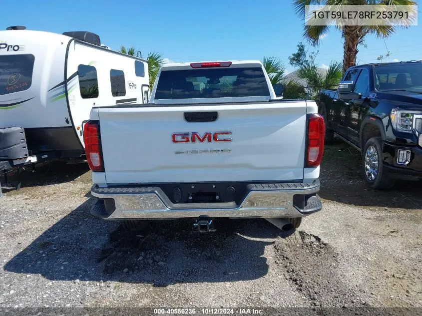 2024 GMC Sierra 2500Hd 4Wd Standard Bed Pro VIN: 1GT59LE78RF253791 Lot: 40556236