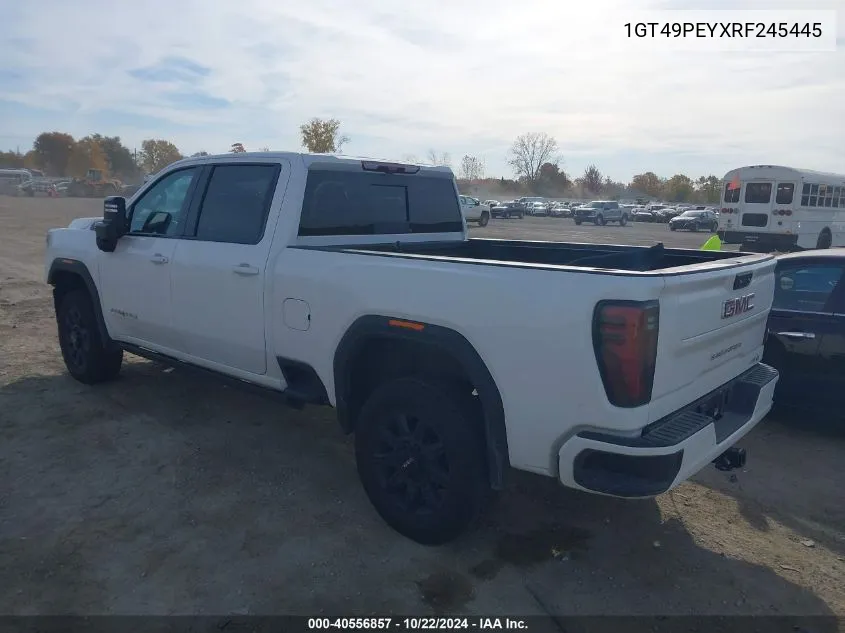 2024 GMC Sierra 2500Hd 4Wd Standard Bed At4 VIN: 1GT49PEYXRF245445 Lot: 40556857