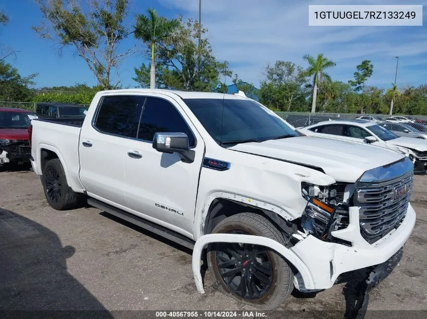 2024 GMC Sierra 1500 4Wd Short Box Denali VIN: 1GTUUGEL7RZ133249 Lot: 40567955