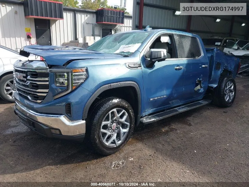 2024 GMC Sierra 1500 4Wd Short Box Slt VIN: 3GTUUDEDXRG174997 Lot: 40568077