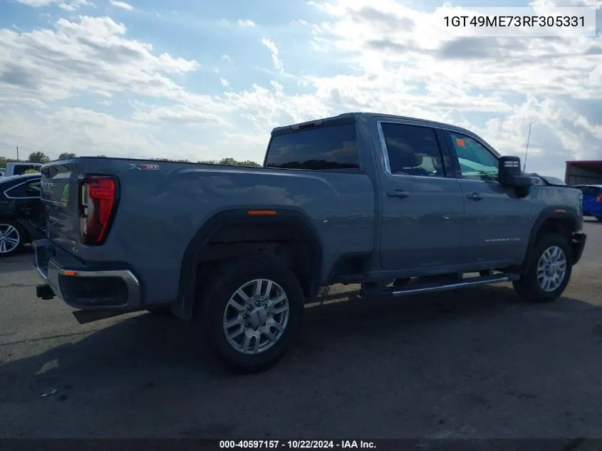 2024 GMC Sierra 2500Hd 4Wd Standard Bed Sle VIN: 1GT49ME73RF305331 Lot: 40597157