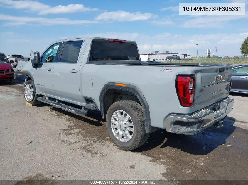 2024 GMC Sierra 2500Hd 4Wd Standard Bed Sle VIN: 1GT49ME73RF305331 Lot: 40597157