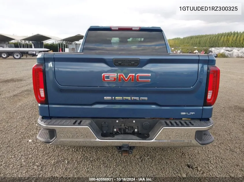 2024 GMC Sierra 1500 4Wd Short Box Slt VIN: 1GTUUDED1RZ300325 Lot: 40598931