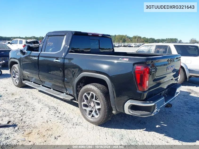 2024 GMC Sierra 1500 4Wd Short Box Slt VIN: 3GTUUDEDXRG321643 Lot: 40607260