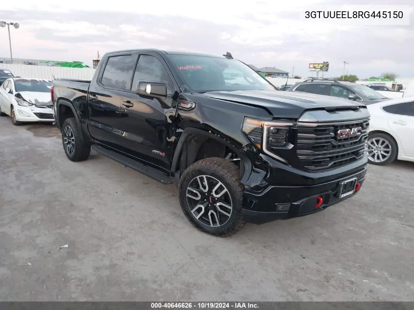 2024 GMC Sierra K1500 At4 VIN: 3GTUUEEL8RG445150 Lot: 40646626