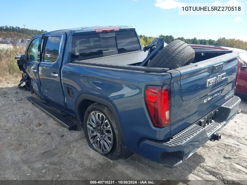 1GTUUHEL5RZ270518 2024 GMC Sierra 1500 4Wd Short Box Denali Ultimate