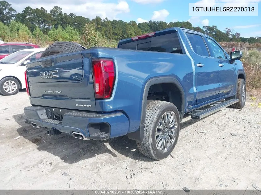 1GTUUHEL5RZ270518 2024 GMC Sierra 1500 4Wd Short Box Denali Ultimate