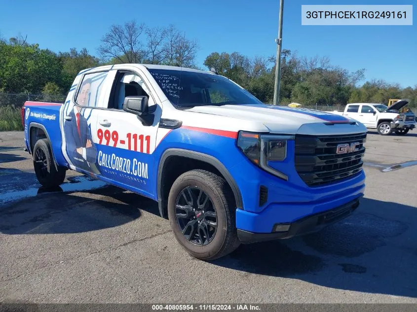 2024 GMC Sierra 1500 2Wd Short Box Elevation VIN: 3GTPHCEK1RG249161 Lot: 40805954